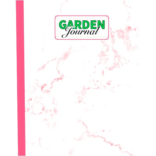 Aloisia Heinze Garden Journal: Marbled Pink Cover Garden Journal, A Place To Organize, Plan, Record, and Dream About Your Vegetable Garden, 120 Pages, Size 8