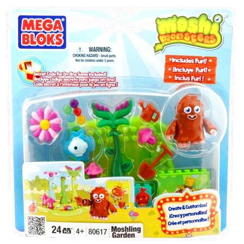 Mega Bloks Moshi Monsters Moshling Garden Set #80617