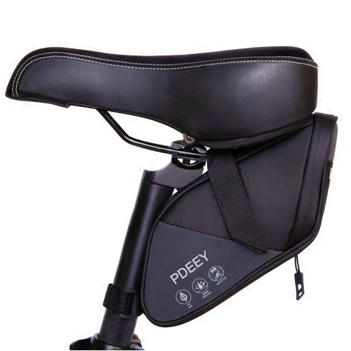 PDEEY Bike Saddle Bag, Bicycle Under Seat Pouch, Cycling Wedge Pack for Mountain Road, Cycling Accessories Storage Velcro Pack Waterproof Durable Pouch for Mountain, Beach or Road Bikes