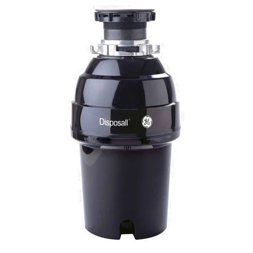 GE GFC1020N Continuous Feed Deluxe Garbage Disposal, 1 Horsepower & 2,800 RPM, Good for Grinding: Raw Meat, Small Bones, Fruit Pits, Easy Install Kit Included, Non-Corded, Best for Daily Cooking