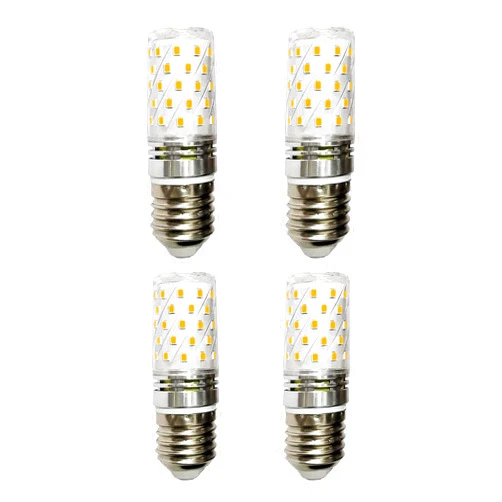 LIENNGKE 4 Pack E26 LED Light Bulbs Dimmable 60W Halogen Equivalent Edison Warm White 3000K 6W 600Lm AC 110V 120V 130V Medium Screw Base T10 Corn Bulb