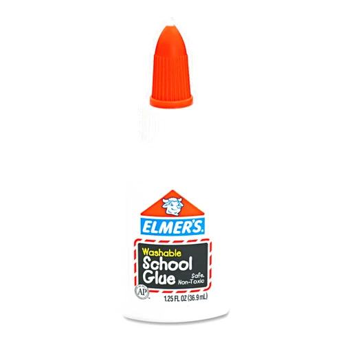 Elmer's Liquid School Glue, Washable, 1.25 Ounces, 1 Count