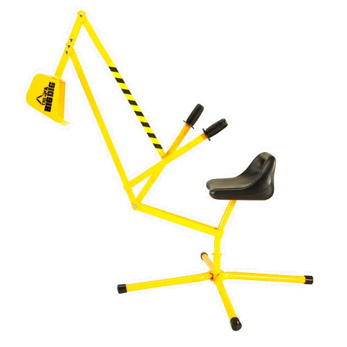 The Big Dig Big Dig Outdoor Toy Excavator Digger Playset w/ 360 Rotation for Kids Ages 3 & Up, Yellow