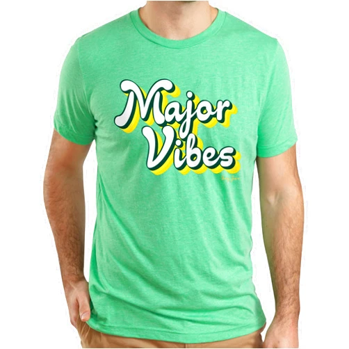 SwingJuice Golf T-Shirt Major Vibes Crew Neck Short Sleeve Funny Golf Shirt for Men and Women