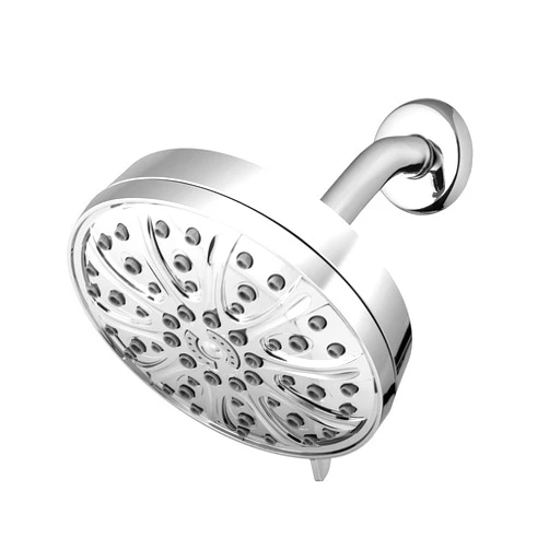 Waterpik XMT-633E High Pressure 6-Mode Rain Shower Head With PowerPulse Massage, 1.8 GPM, Chrome