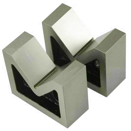 TAURISH Pair of Cast Iron Vee Blocks 2 Inch Precision Measuring Tools, True 90° Vee, Machined Square and Parallel, Without Clamp