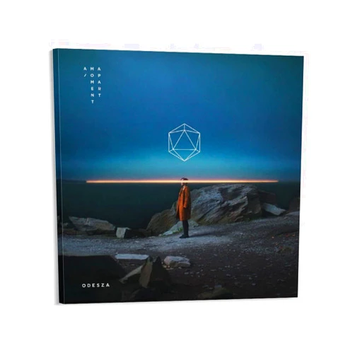 BRYMOR ODESZA A Moment Apart Canvas Poster Decorative Painting Wall Art Living Room Posters Bedroom Painting Frame-style16x16inch(40x40cm)