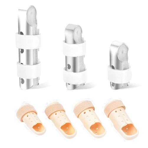 Sopito Finger Splint, 7PCS Finger Support Brace Finger Stabilizer for Broken Fingers Straightening Arthritis Knuckle Immobilization