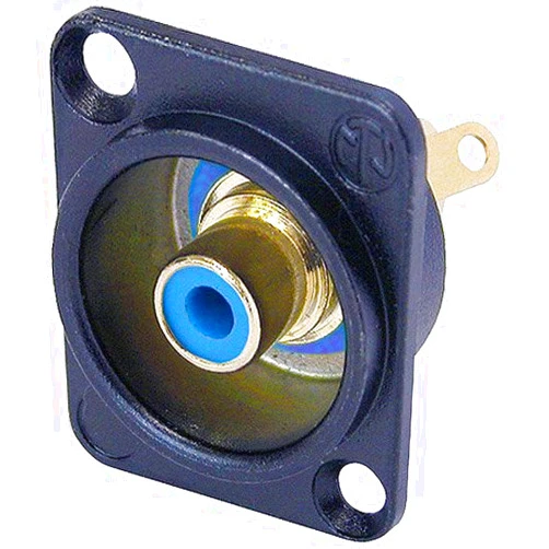 Neutrik NF2D-B-6 RCA Jack D-Series Blue/Black