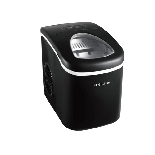 FRIGIDAIRE EFIC128AMZBLK Compact Countertop Ice Maker, 26 lb per Day, Black