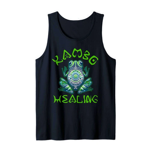 Sapo Tree Frog Kambo medicine Kambo Circle Design Kambo healing Design for a Kambo Ceremony Participant Tank Top