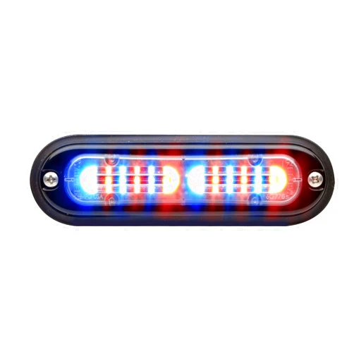 Whelen, Ultra Thin, ION, T-series, DUO Color, Super-LED, Flush Surface Mount, Light Head (Red/Blue)