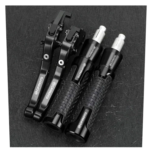 MINGMEISMU Clibrv Motorcycle Grips Adjustable Folding Clutch for CFMOTO 450SS 450 SS 2023 2024 Motorcycle Adjustable Accessories Brake Clutch Levers Handlebar Handle Grip Ends Set(BLACK), 1