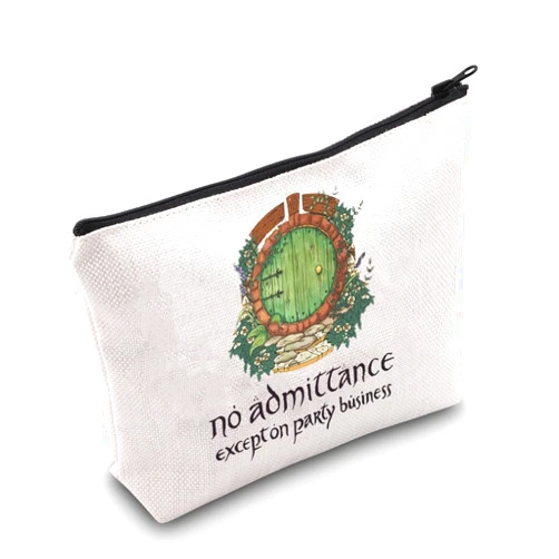 TSOTMO Movie Merchandise Zipper Cosmetic Bag Rings Movie Book Gift For Rings Fans (admittance)
