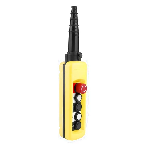 FEIP Crane Hoist Control, Hoist Push Button Switch Convenient Practical for Industry for Pendant Switch Control for Hoist for Lifting Pendant Controller