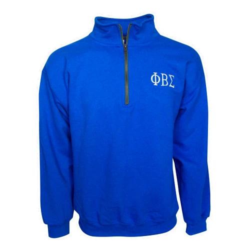 Mega Greek Phi Beta Sigma Fleece Quarter Zip Pullover