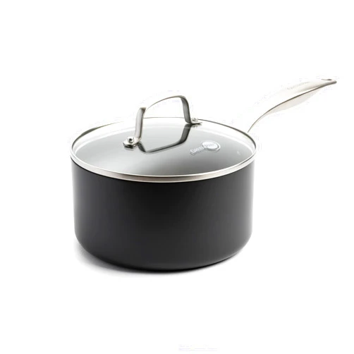 GreenPan Canterbury Hard Anodized Healthy Ceramic Nonstick, 3.25QT Saucepan Pot with Lid, PFAS-Free, Dishwasher Safe, Oven Safe, Black