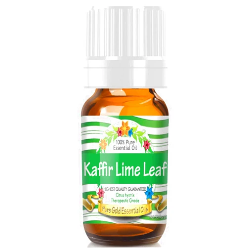 Pure Gold Essential Oils - Kaffir Lime Essential Oil - 0.33 Fluid Ounces
