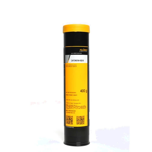 Catenera Kluber Lubrication CATENERA KSB 8 Adhesive Dampening Grease for Low-Speed Bearings-Small Gears-Threaded Spindles-Eye Pieces 400 g Cartridge