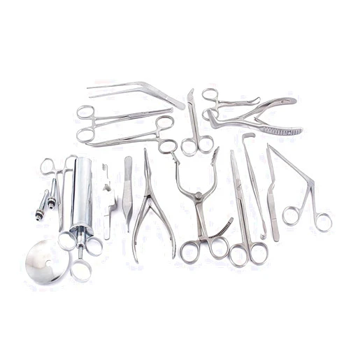 OdontoMed2011 NEW SET OF 16 PCS (ENT) EAR AND NOSE INSTRUMENTS FORCEPS VIENNA NASAL SPECULUM HARTMAN ALLIGATOR ! EAR SYRINGE SCISSORS ODM