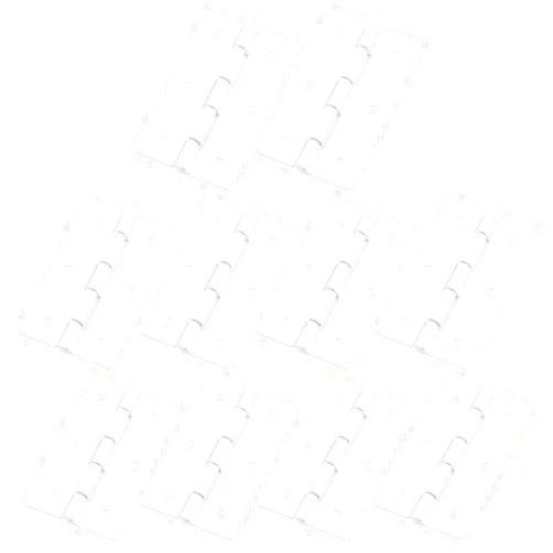 T Tulead White Box Hinges 2.36