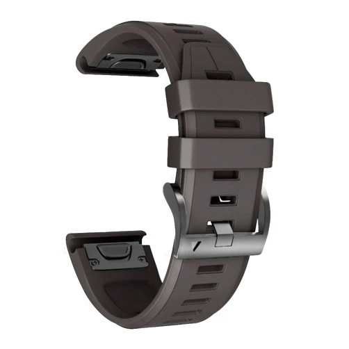NotoCity Compatible Fenix 5X Plus Bands Fenix 7X Sport Silicone Replacement Watch Strap for Garmin Fenix 5X/Fenix 5X Plus/Fenix 6X/Fenix 6X Pro/Fenix 3/HR/Descent MK1/D2 Delta PX/D2 Charlie(Black)