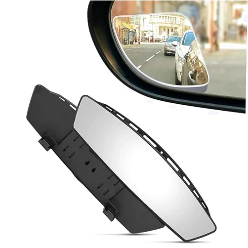 Verivue Mirrors Verivue Universal Panoramic 12-Inch Rear View Mirror & 3.5-Inch Rectangular Blind Spot Mirrors