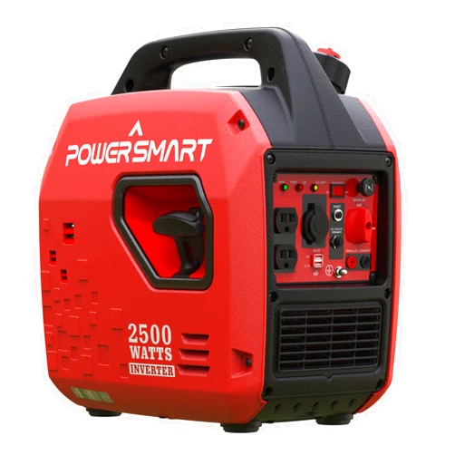 PowerSmart 2500-Watt Gas Powered Portable Inverter Generator, Super Quiet for Camping, Tailgating, Home Emergency Use, CARB Compliant (PS5020W) 2024 Version