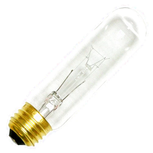 Westinghouse 0371000, 25 Watt, 120 Volt Clear Incand T10 Light Bulb, 1000 Hour 180 Lumen