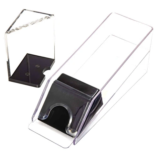 Brybelly Blackjack Shoe Collection|Clear Casino Grade Acrylic for Standard Size Poker Deck| Shoe & Discard Tray - 6 Deck Size
