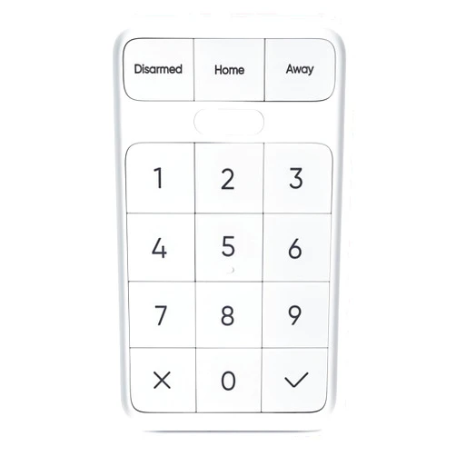 Wyze Home Security System Wireless Keypad,White