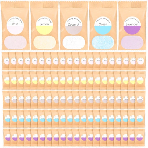 Swiffen 25 Count Foaming Hand Soap Tablet Refills Variety Fragrance Soap Refills Hand Soap Cleaning Products Makes 9 Fl oz Bottles Lemon Coconut Oceanic Lavender Rose Scented