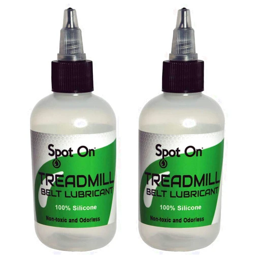 Spot On 2 Pack of Spot On 100% Silicone Treadmill Belt Lubricant - Made in The USA - Easy Squeeze/Controlled Flow Treadmill Lubricant