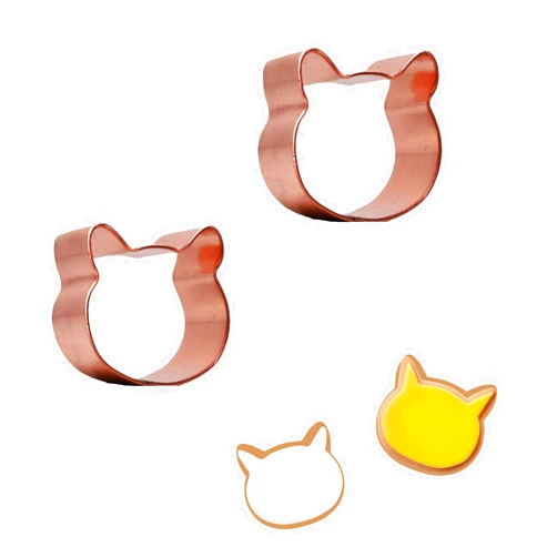 The Fussy Pup Mini Cat Face Cookie Cutter Set