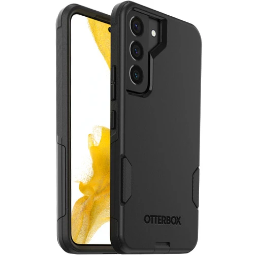 OtterBox Galaxy S22 Commuter Series Case - Black, Slim & Tough, Pocket-Friendly, with Port Protection