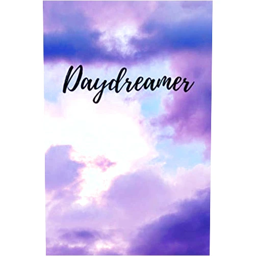 By Cerulean Fox Press (Author) Daydreamer Blank Lined Composition Notebook: Pink and Blue Clouds in the Sky