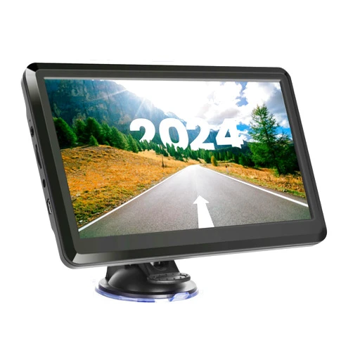 JOGANVE Car GPS Navigation GPS Navigation for Truck & RV & Car, Turn-by-Turn Directions,Driver Alerts, 2024 Map with Lifetime UpdateMap