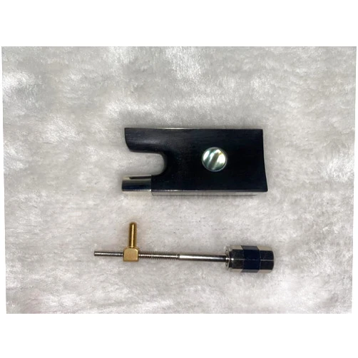 Yinfeel 1set 4/4 ebony violin frog and screw for 4/4violin bow