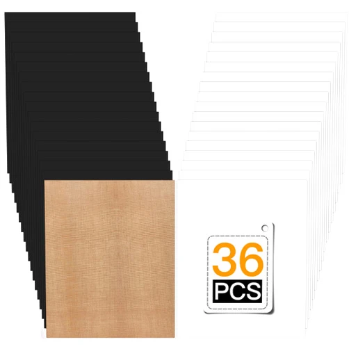 HTVRONT White HTV Black Heat Transfer Vinyl Bundle:36 Pack 12