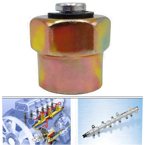 Kweiny Diesel Common Rail 14mm Fuel Injector Cap Block Off Tool for Chevy GMC Duramax 6.6L and Dodge Cummins 5.9L Some Models