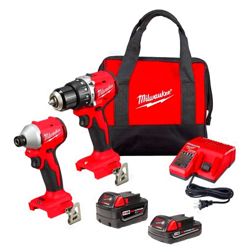 Milwaukee M18 Compact Brushless 2-Tool Combo Kit