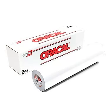 Original Oracal Oracal 651 Permanent Glossy Vinyl - White - 12