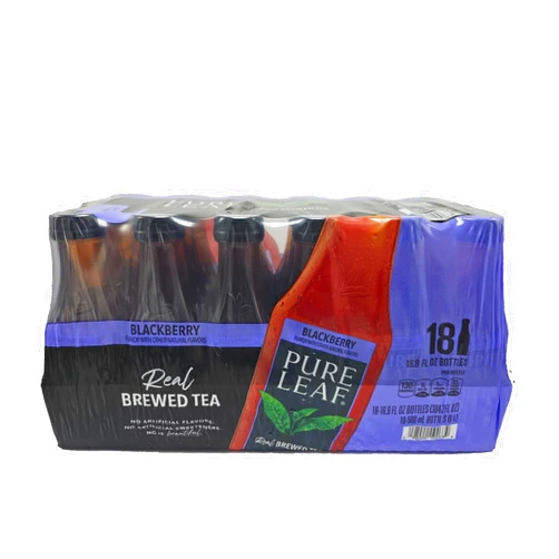 Pure Leaf Blackberry Brewed Tea, 18 Pack of 16.9 fl oz Bottles