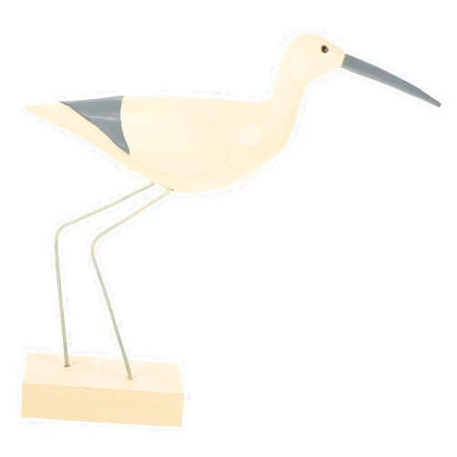 HOOTNEE Wood Seabird Figurine Decorative Seafowl Statue for Home Office for Birthdays Mother Day and Christmas Charming Coastal Style Decoration