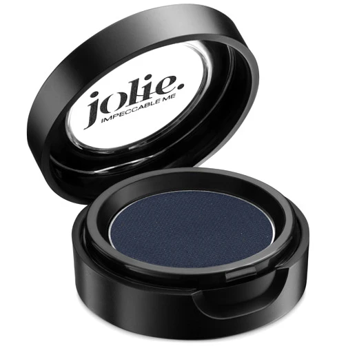 JOLIE. IMPECCABLE ME Jolie Cosmetics Powder Pressed Matte Eyeshadows - Cruelty Free, Vegan, Single Pan Eyeshadow 1.48g Smokey Eyes (Black & Blue)