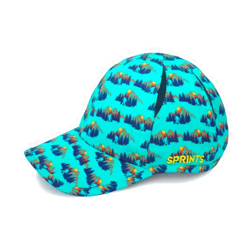 Sprints Sasquatch Race Day Performance Running Cap | The Lightweight, Quick Dry, Sport Hat Teal, One Size