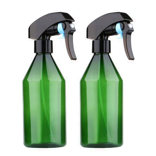 Yebeauty Plant Mister Spray Bottle, 2Pcs 10oz Fine Mist Plant Atomizer Watering Sprayer Bottle for Gardening Cleaning Solution with Top Pump Trigger Water, Green