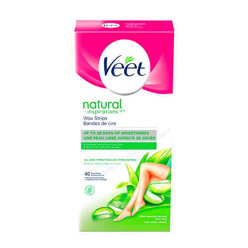VEET® Natural Inspirations™ Wax Strips Kit - Legs & Body - Wax Strips (Canada)
