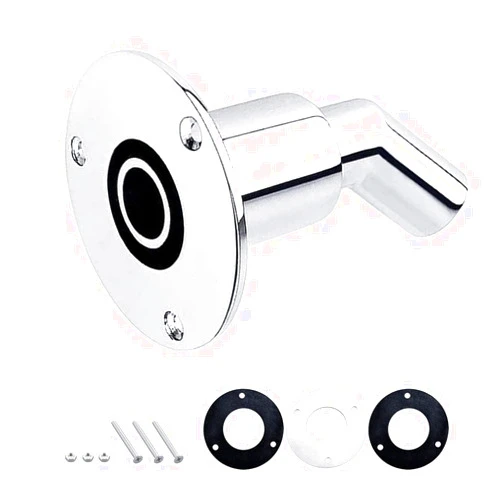 Zoneshare Stainless Steel 316 Thru Hull Exhaust Skin Fitting Tube Pipe Socket Hardware Parts of Air Diesel Heater for Boat Marine Car Truck