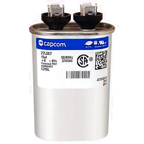 Infun 97F9004-15 uf MFD 370 Volt VAC - GE Oval Run Capacitor Upgrade